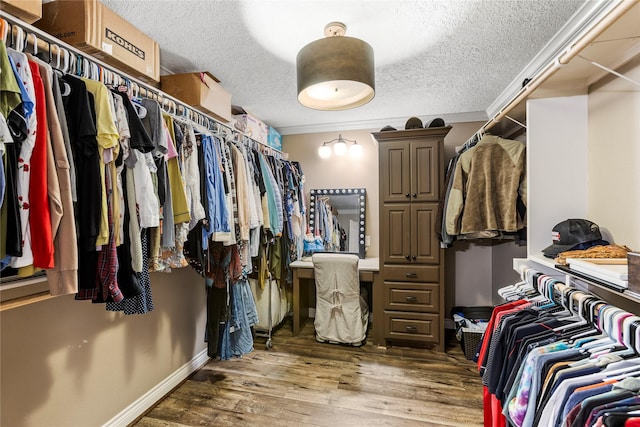 112 April Wind Dr E, Montgomery, TX 77356 - spacious closet with wood finished floors