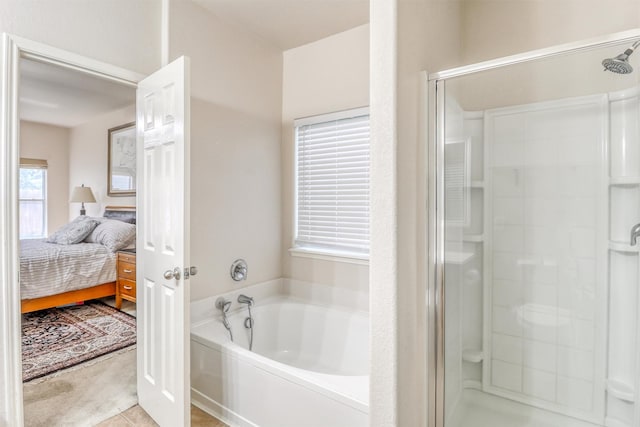 2726 Indigo Stone Ln, Katy, TX 77449 - ensuite bathroom featuring a bath and a shower stall
