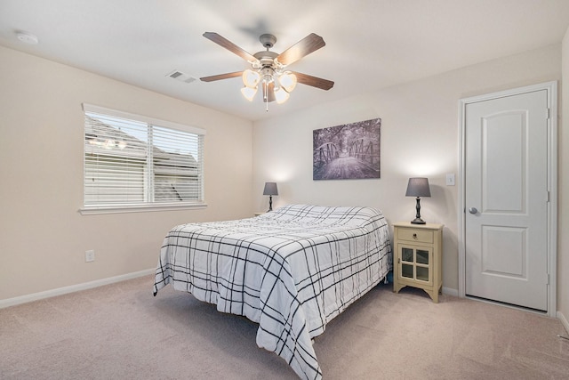 9215 Union Meadow Ln, Cypress, TX 77433 - bedroom featuring carpet flooring and ceiling fan