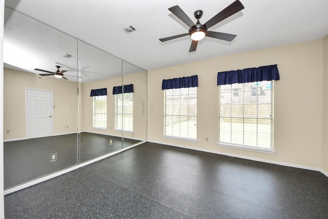 10503 Great Plains Ln, Houston, TX 77064 - empty room featuring a ceiling fan and baseboards