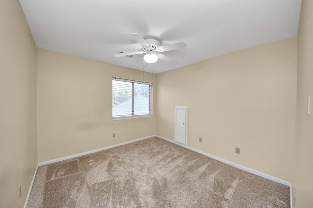 10503 Great Plains Ln, Houston, TX 77064 - carpeted spare room with a ceiling fan and baseboards