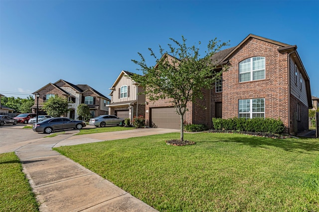 12610 Marley Hills Trl, Houston, TX 77089 - traditional home with brick siding, driveway, and a front lawn