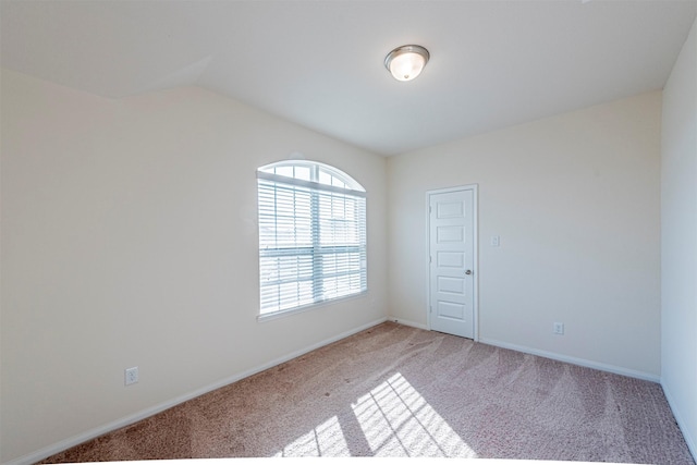 12610 Marley Hills Trl, Houston, TX 77089 - unfurnished room with light carpet and lofted ceiling