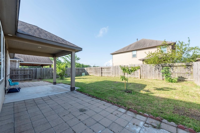 12610 Marley Hills Trl, Houston, TX 77089 - fenced backyard with a patio area