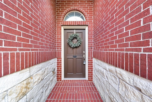 31 Hearthwick Rd, Tomball, TX 77375 - property entrance featuring brick siding