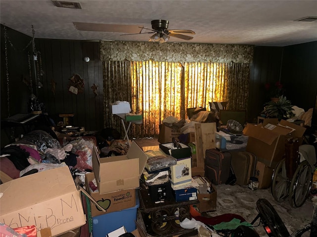 4906 Meadow Park Dr, Houston, TX 77048 - miscellaneous room with a ceiling fan
