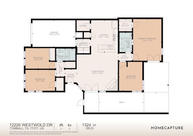 12226 Westwold Dr, Tomball, TX 77377 - view of room layout