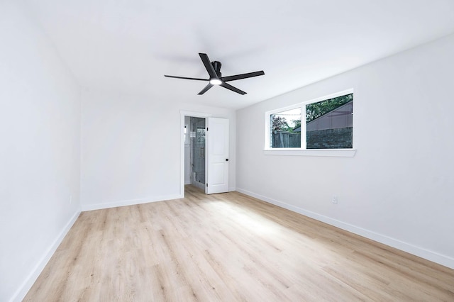 5730 Alvarado Dr, Houston, TX 77035 - unfurnished bedroom with wood finished floors, a walk in closet, ceiling fan, and a closet