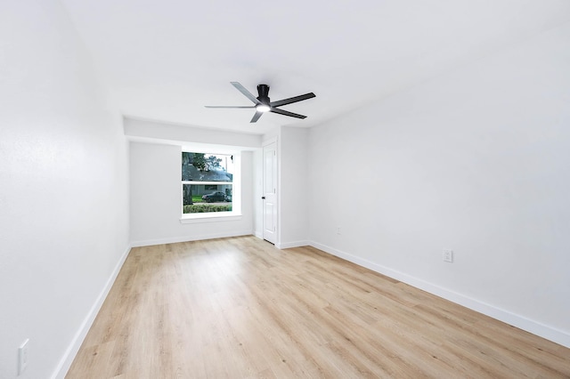5730 Alvarado Dr, Houston, TX 77035 - empty room featuring wood finished floors and a ceiling fan