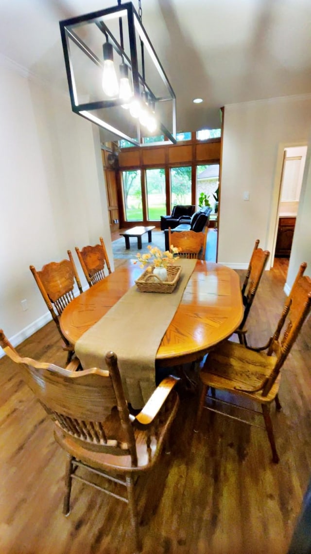1600 Azalea St, Sweeny, TX 77480 - dining area featuring wood finished floors