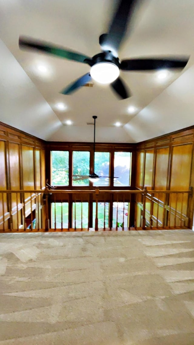 1600 Azalea St, Sweeny, TX 77480 - interior space featuring a ceiling fan and carpet flooring