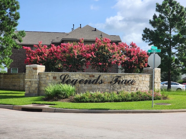 3514 Tulip Trace Dr, Spring, TX 77386 - view of community sign