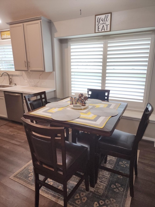 3514 Tulip Trace Dr, Spring, TX 77386 - dining room featuring dark wood-style floors