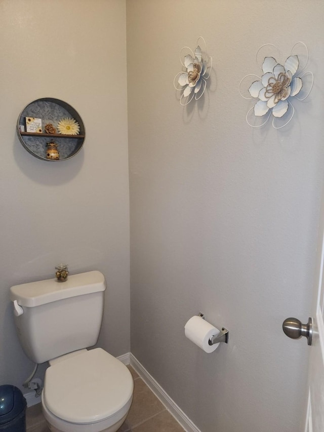 3514 Tulip Trace Dr, Spring, TX 77386 - bathroom with toilet and tile patterned flooring