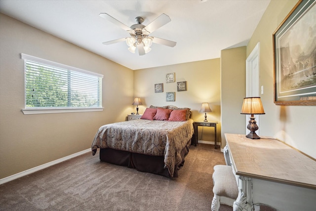 11014 Bakerwood Dr, Houston, TX 77064 - bedroom featuring carpet floors and a ceiling fan
