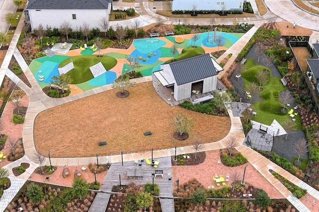 12415 Bunker Cove Dr, Cypress, TX 77433 - aerial view of a pool area