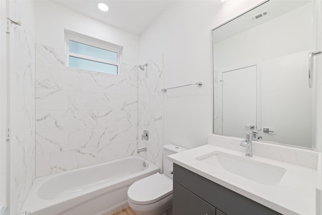 2103 Holman, Houston, TX 77004 - full bath featuring vanity and bathtub / shower combination