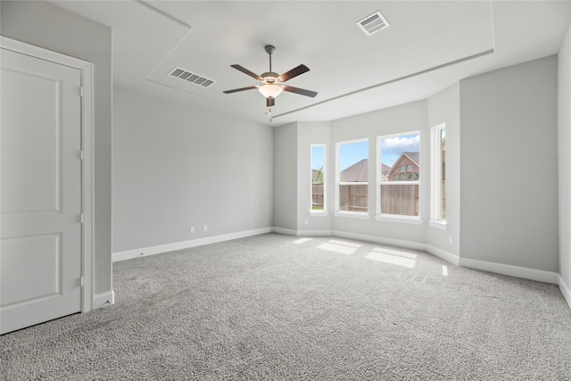 3111 Grassland Ct, Katy, TX 77493 - carpeted empty room featuring ceiling fan and baseboards