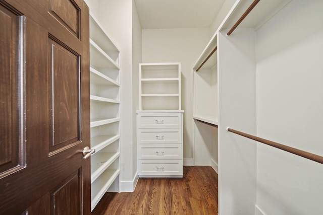 959 W 42nd St, Houston, TX 77018 - walk in closet with dark wood-type flooring