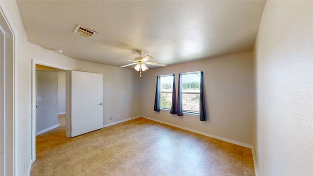 25531 Black St, Splendora, TX 77372 - unfurnished room featuring ceiling fan and light flooring