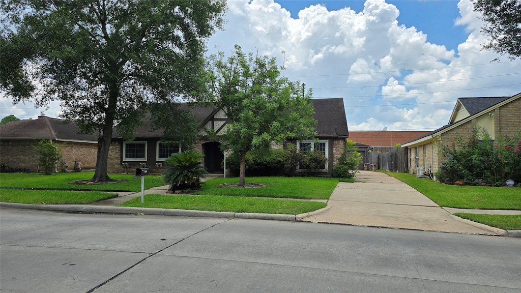 4531 Hickory Downs Dr, Houston, TX 77084 - view of front of property with brick siding and concrete driveway