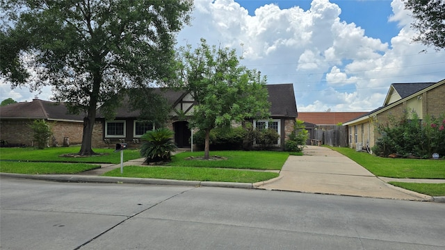4531 Hickory Downs Dr, Houston, TX 77084 - view of front of property with brick siding and concrete driveway