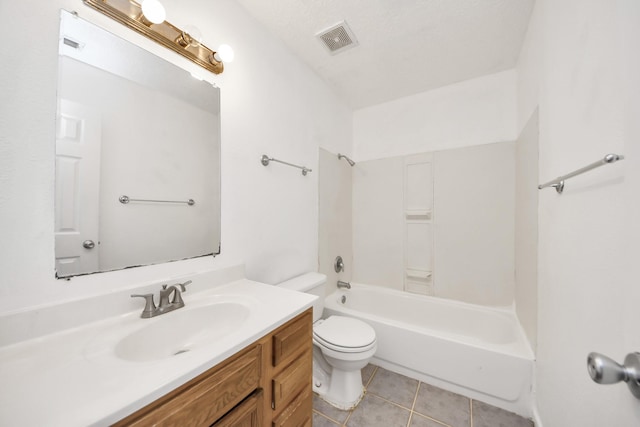 1214 Robert St, Baytown, TX 77521 - full bathroom with vanity, tile patterned flooring, and shower / washtub combination