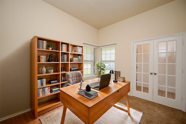 6846 Durango Creek Dr, Magnolia, TX 77354 - office with french doors
