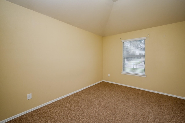 6846 Durango Creek Dr, Magnolia, TX 77354 - spare room with carpet floors and vaulted ceiling