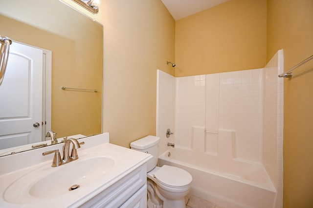 6846 Durango Creek Dr, Magnolia, TX 77354 - full bathroom with vanity, washtub / shower combination, and tile patterned flooring