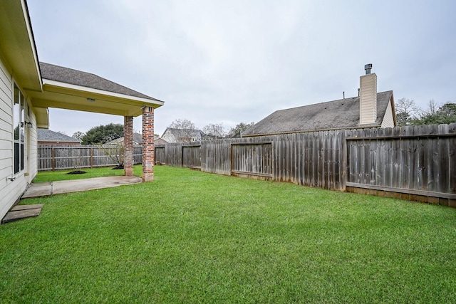 6846 Durango Creek Dr, Magnolia, TX 77354 - fenced backyard featuring a patio area