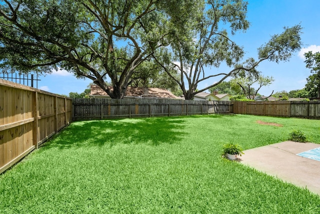 11258 Rousseau Dr, Houston, TX 77065 - fenced backyard featuring a patio area