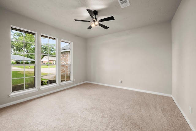 11258 Rousseau Dr, Houston, TX 77065 - spare room featuring carpet and ceiling fan