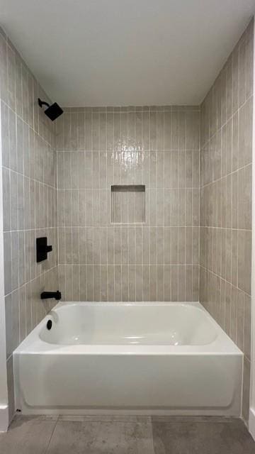 2823 Stetson Ln, Houston, TX 77043 - bathroom with tile patterned flooring and bathing tub / shower combination