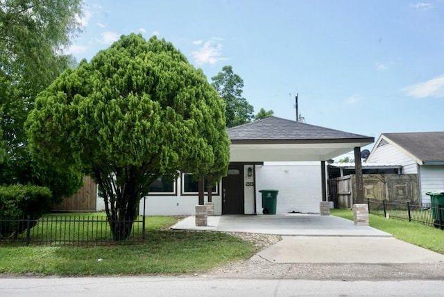 5010 Malmedy Rd, Houston, TX 77033 - single story home with concrete driveway and a shingled roof