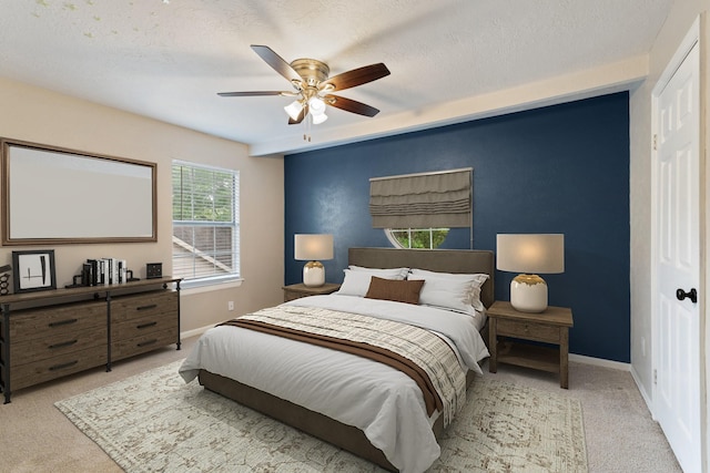 7015 Redwood Falls Dr, Pasadena, TX 77505 - bedroom featuring carpet floors and a ceiling fan