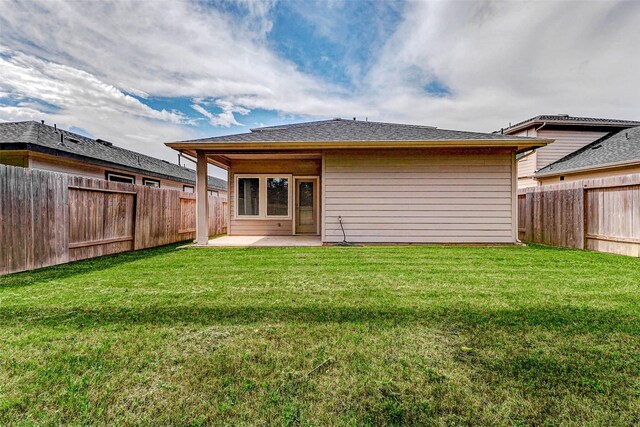 3026 Stock Orchard Ln, Houston, TX 77047 - rear view of property with a patio area and a fenced backyard