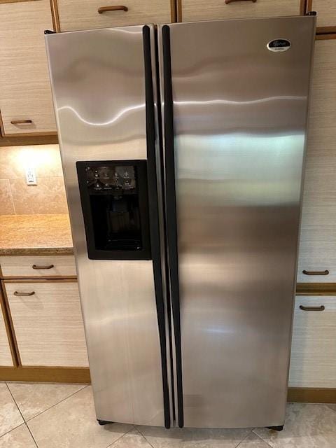 40 N Interstate 35 Unit 3D3, Austin, TX 78701 - kitchen view of stainless steel fridge with ice dispenser