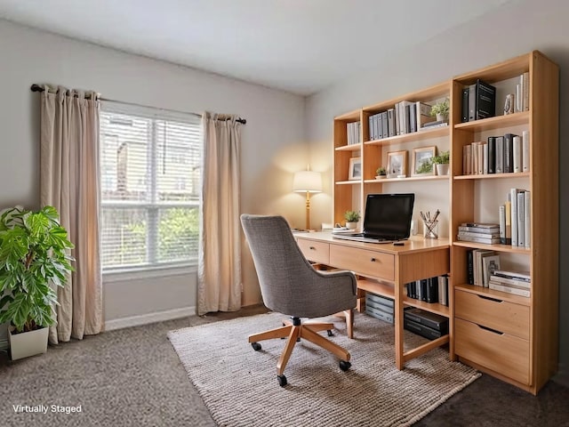 11016 Crescent Light Way, Houston, TX 77043 - office featuring dark carpet