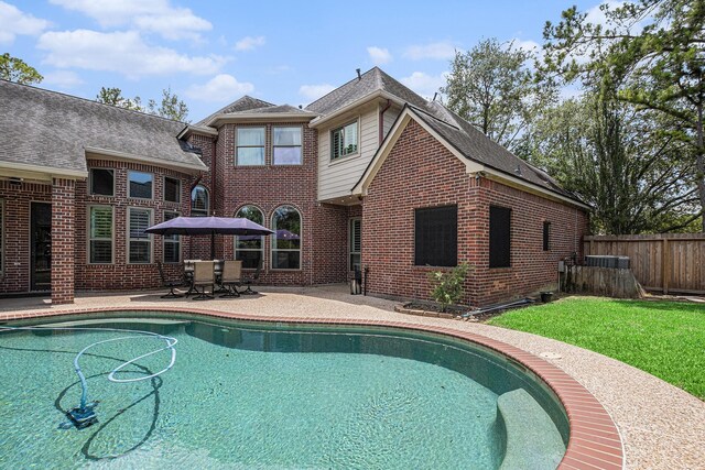 13602 Springmint Dr, Cypress, TX 77429 - view of swimming pool featuring a patio area