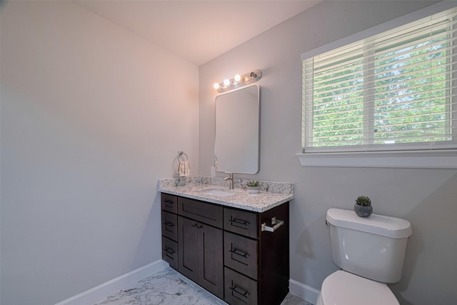 3514 Fuqua St, Houston, TX 77047 - bathroom featuring vanity and marble look tile flooring