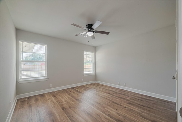 3514 Fuqua St, Houston, TX 77047 - unfurnished room featuring wood finished floors and ceiling fan