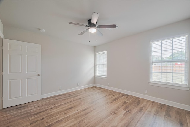 3514 Fuqua St, Houston, TX 77047 - unfurnished bedroom featuring light wood finished floors and ceiling fan
