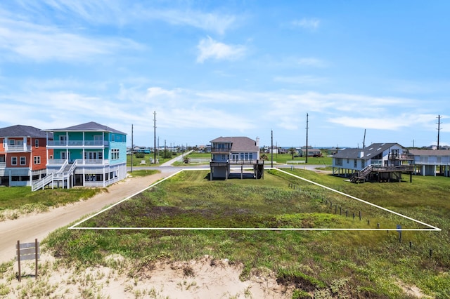 23401 Termini San Luis Pass Rd, Galveston, TX 77554 - view of yard with a residential view
