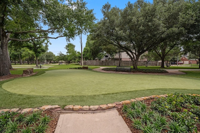 5814 Ashley Spring Ct, Katy, TX 77494 - view of home's community featuring a putting area