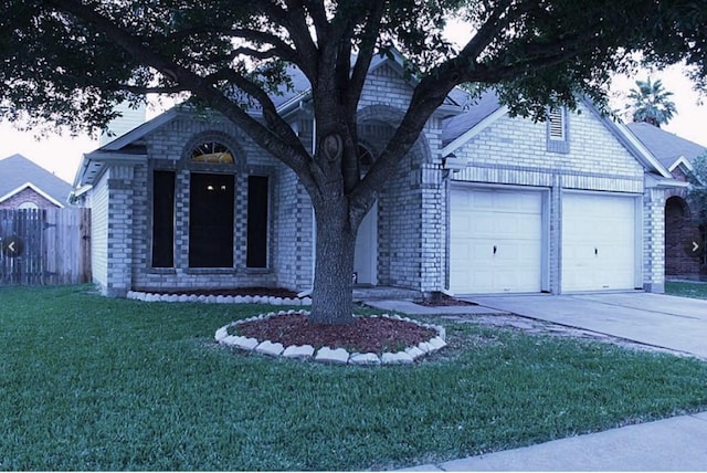 8222 Viny Ridge Dr, Houston, TX 77083 - ranch-style house featuring an attached garage and concrete driveway
