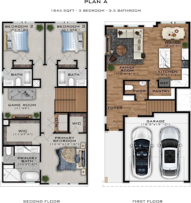 8426 Vogue Ln, Houston, TX 77055 - view of home floor plan