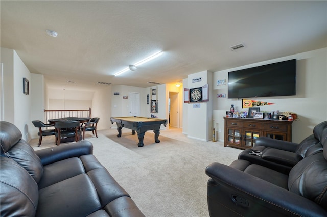 4719 Echo Bay Dr, Baytown, TX 77523 - game room featuring billiards and carpet