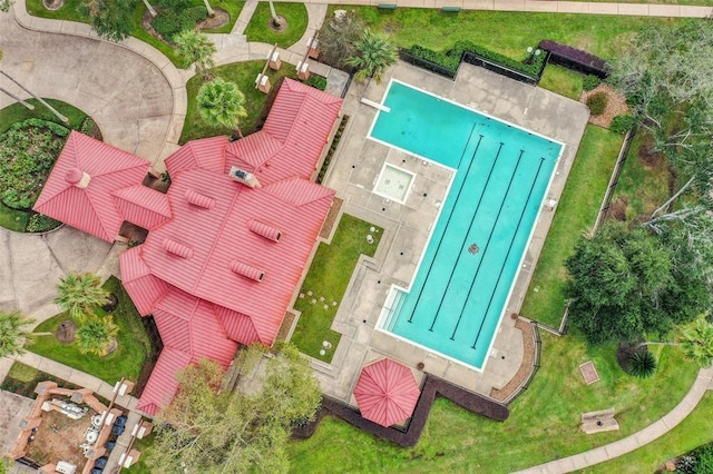 13418 Pristine Park Dr, Houston, TX 77041 - aerial view of a pool area