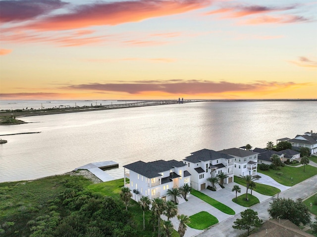430 81st St, Galveston, TX 77554 - water view with a notable bridge